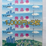 【送料無料】イズミ商品券 1,000円×5枚セット